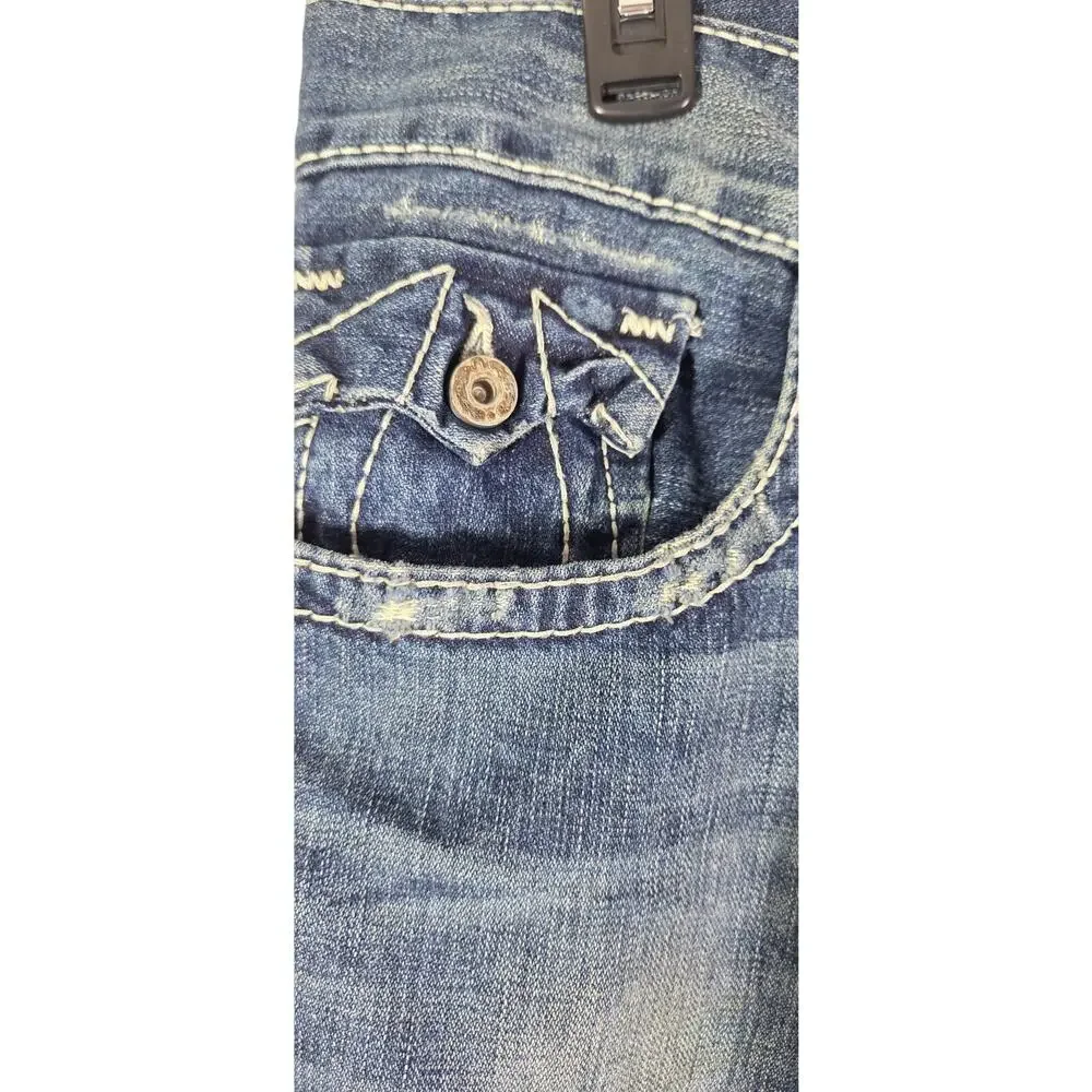 True religion world tour billy big T cut off jean shorts  size‎ 36